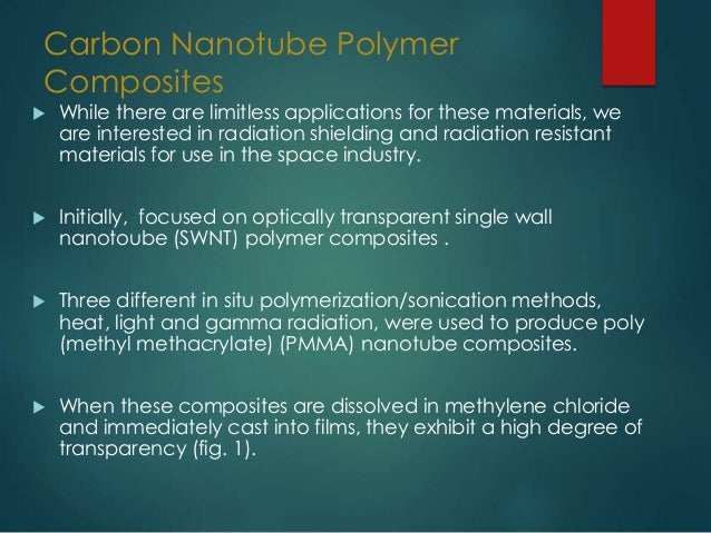 Carbon Nanotube-Polymer Composites